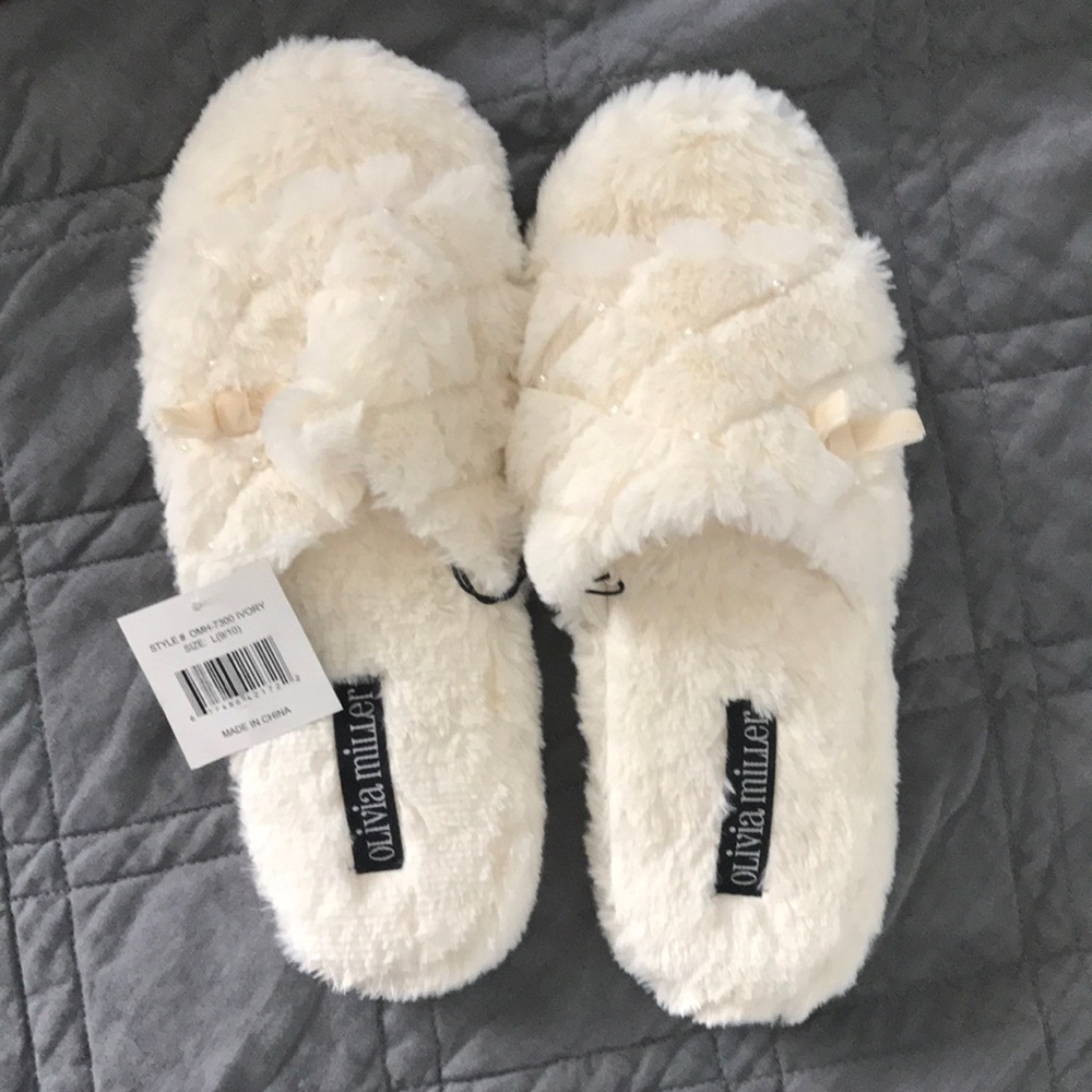 Fuzzy slippers